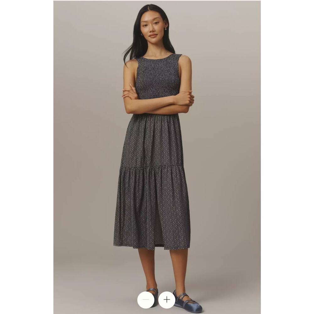 NWT Nation Los Angeles Cotton Clementine Midi Dress Sz XS